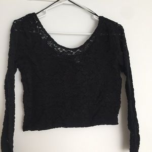 Black Lace Top